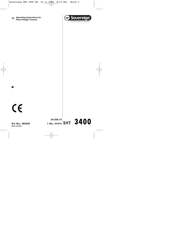 Sovereign SHT 3400 Operating Instructions Manual