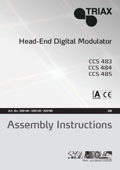 Triax 325148 Assembly Instruction Manual