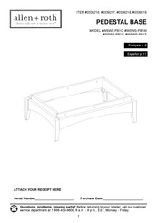 Allen + Roth 0339219 Manual