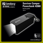 Sandberg Active Survivor Camper Powerbank 42000 Quick Manual