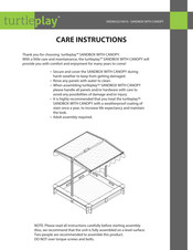 Turtleplay SND0032210010 Care Instructions