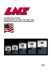 LNS WS 1250 Instruction And Installation Manual