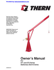 Thern 571E4 Owner's Manual