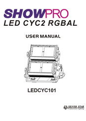 Silver Star SHOWPRO LED CYC2 RGBAL User Manual