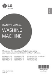 LG F1008XM Owner's Manual