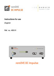 Ovesco remOVE DC Impulse Instructions For Use Manual