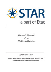Etac Star Mattress Overlay Owner's Manual