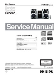 Philips FWM185/05 Service Manual