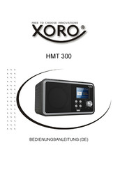 Xoro HMT 300 User Manual