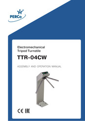 PERCo TTR-04CW Assembly And Operation Manual