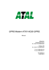 Atal ATXV-AC05-GPRS Manual