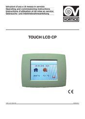 Vortice TOUCH LCD CP Operating And Commissioning Instructions