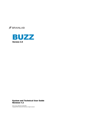 Brainlab Buzz 2.0 System And Technical User Manual