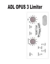 ADL OPUS 3 Limiter Manual