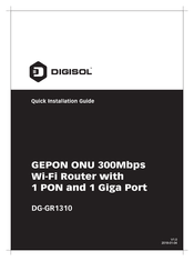 DigiCare DIGISOL DG-GR1310 Quick Installation Manual