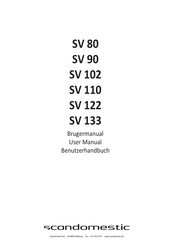 Scandomestic SV 133 User Manual