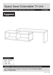 Hygena 6166560 Assembly Instructions Manual