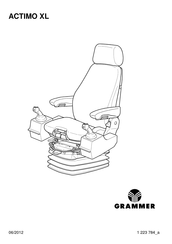 Grammer ACTIMO XL Operating Instructions Manual
