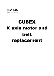 3D Systems Cubify CUBEX Duo Replacement Manual