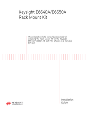 Keysight Technologies E6650A Installation Manual