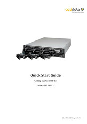 Actidata actiNAS XL 2U-12 Quick Start Manual