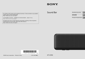 Sony HT-G700 Operating Instructions Manual