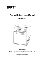 SPRT SP-RMD17 User Manual
