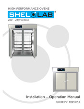Shel lab SMO38HP-2 Installation & Operation Manual