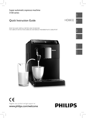 Philips HD8832 Quick Instruction Manual