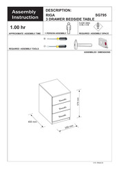 JD Williams RIGA SG795 Assembly Instruction Manual