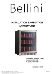 GSM Bellini BBF145BI-F Installation & Operation Instructions