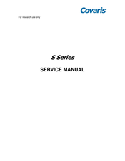 Covaris S2 Series Service Manual