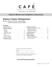 Cafe CWE19S Owner's Manual And Installation Instructions