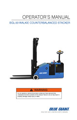 Blue Giant BGL-33 Operator's Manual