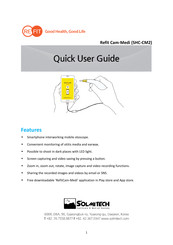 Refit CAM-MEDI SHC-CM2 Quick User Manual