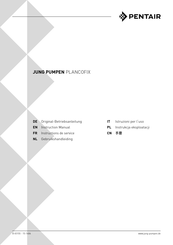 Pentair JUNG PUMPEN PLANCOFIX Instruction Manual
