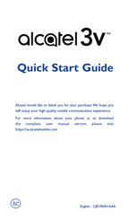 Alcatel 3V Quick Start Manual