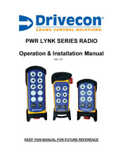 Drivecon PWRLynk-TX12 Operation & Installation Manual