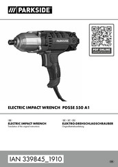 Parkside PDSSE 550 A1 Manuals | ManualsLib