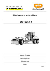 GP HBM-NOBAS BG 160TA-4 Maintenance Instructions Manual