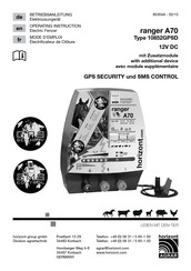 Horizont Agrar 10852GPSD Operating Instructions Manual