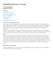 Measurement Computing WebDAQ 504 User Manual