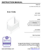 Bertini DL1510B4 Instruction Manual