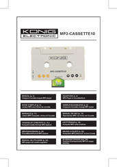 König Electronic MP3-CASSETTE10 Manual