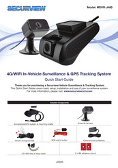 SecurView MDVR-J400 Quick Start Manual
