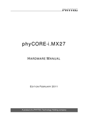 Phytec phyCORE-i.MX27 Hardware Manual