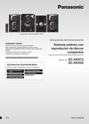 Panasonic SC-AKX72 Manual