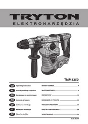 Tryton TMM1250 Operating	 Instruction