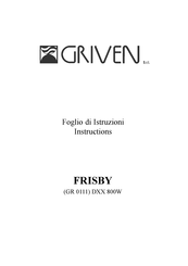 Griven FRISBY Instructions Manual