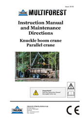 Trejon MULTIFOREST V7300 Instruction Manual And Maintenance Directions